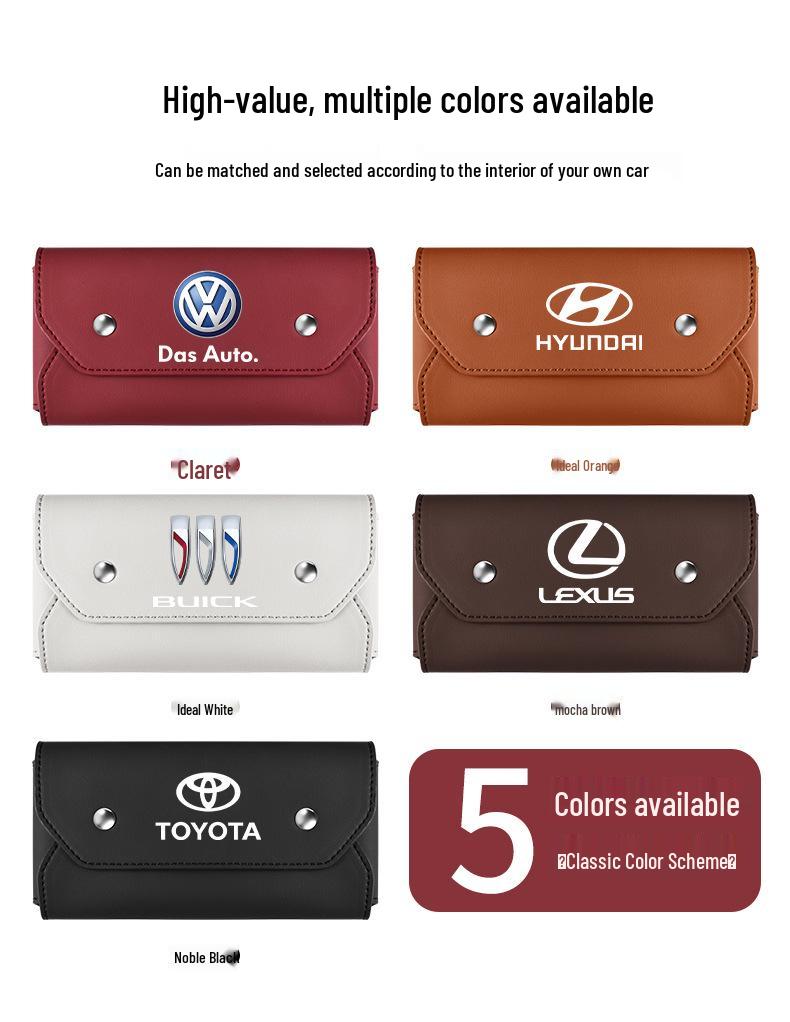 Uniwersalny Uchwyt na Okulary Przeciwsłoneczne i Schowek do Osłony Przeciwsłonecznej Samochodu