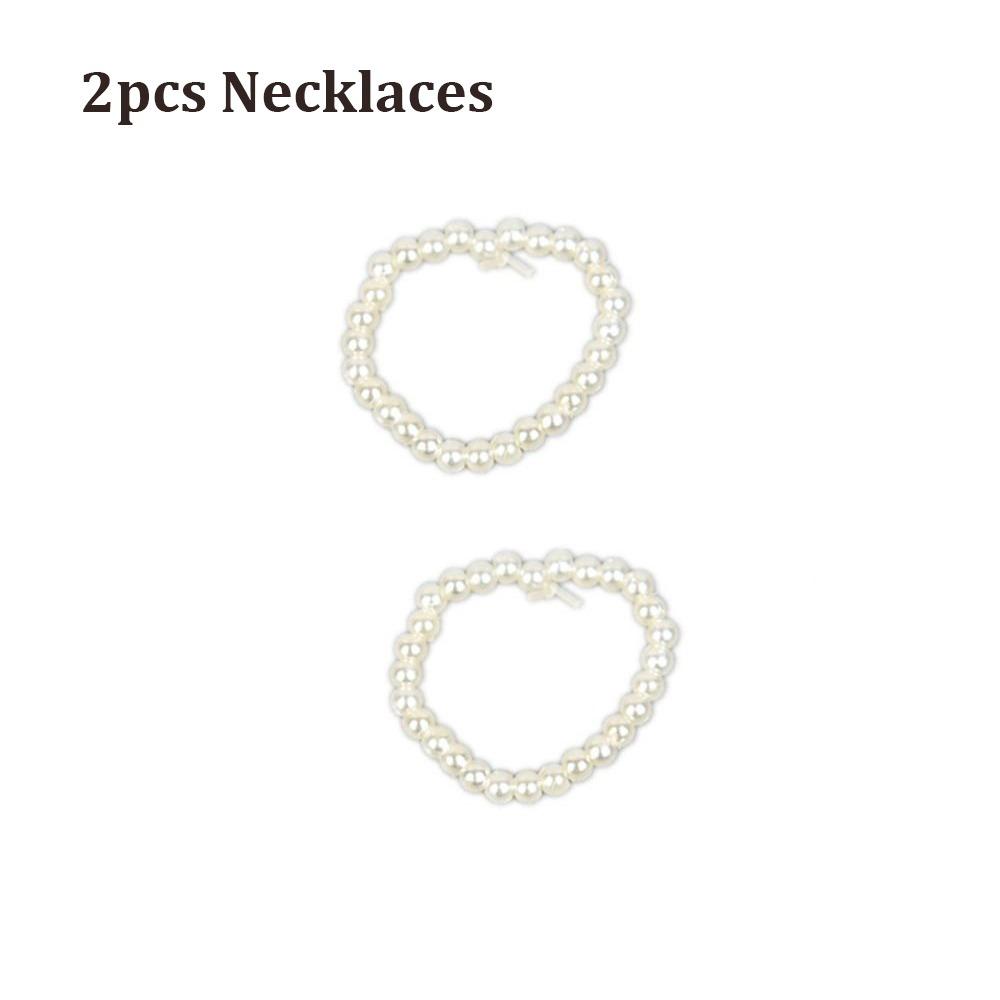 DIY 1/6 BJD Doll Pearl Necklace Bracelet Adorable Baby Toy Trendy Girl Christmas Gift  Girls