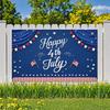 Flag Design American Flag Decor Star Patterns Independence Day Banner Vibrant Colors Decorative Bunting Party Banner