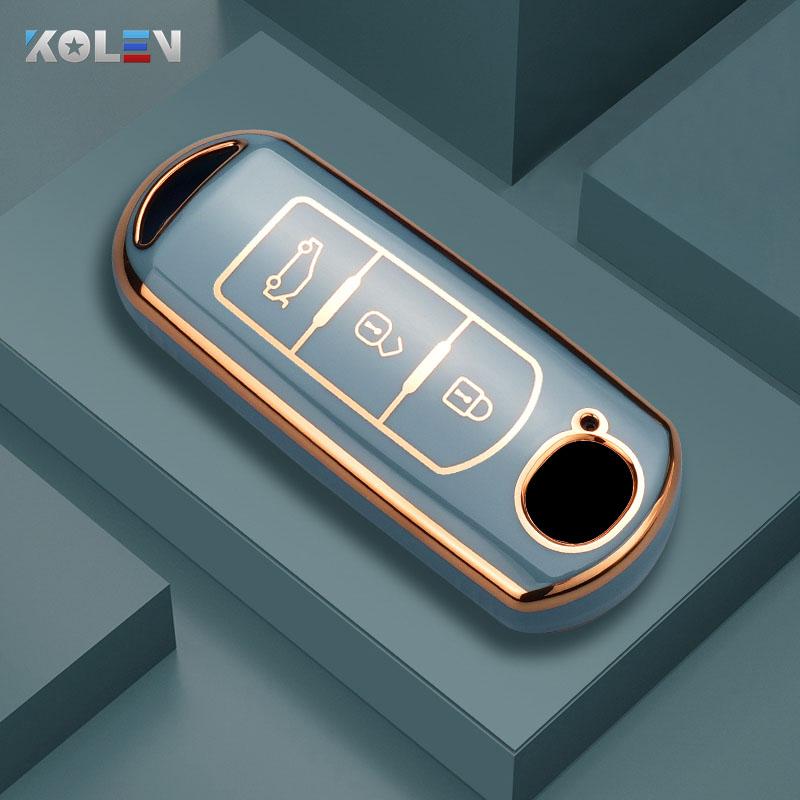 Fashion TPU Car Remote Key Case Cover Shell for Mazda 2 3 5 6 BL BM GJ Atenza Axela Demio CX-3 CX3 CX-5 CX5 CX7 CX-9 CX8 Keyless