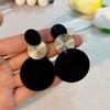 Stylish Dangle Earrings Trio Circle Design Pick A Color U Prefer Match Daily Outfits Party Accessories Fashionable Trendy Stuff