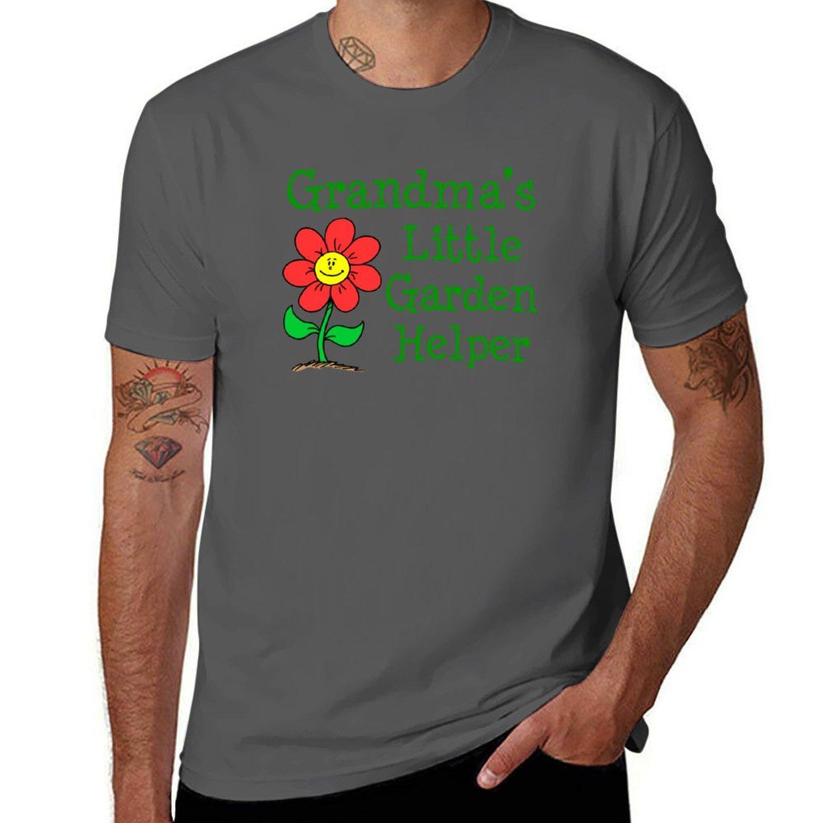 

Grandmas Little Garden Helper Baby Grandchild Outfit TShirt anime t shirts oversize man t shirt designer TShirt 4XL