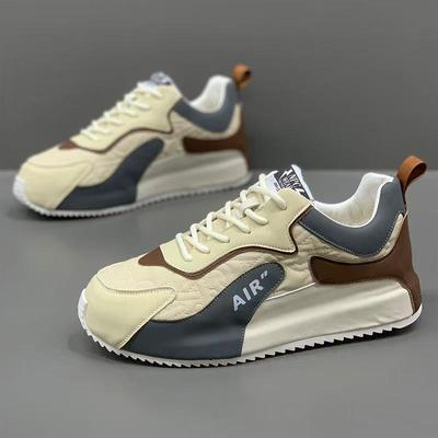 Men's Autumn and Winter Lightweight Thick-soled Height-enhancing White Shoes Casual All-match Men's Sports Shoes