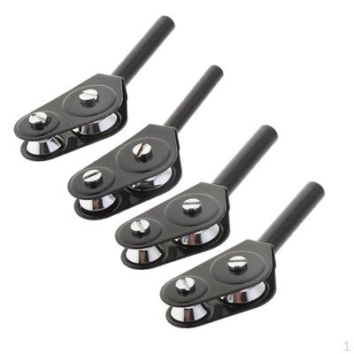 4pcs Fishing Rod Guide Roller Stainless Steel Bearing Boat Trolling