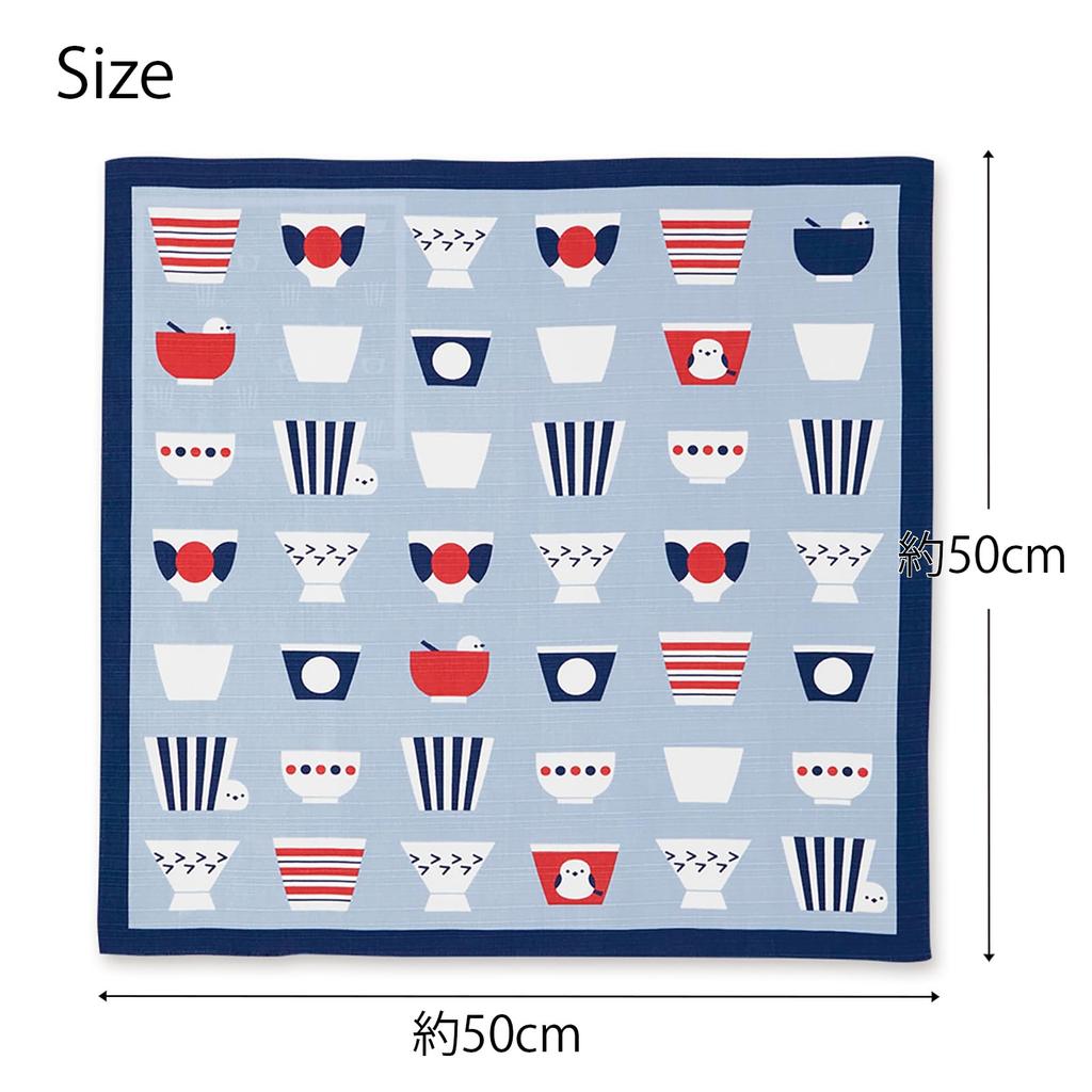 JIKAN STYLE Furoshiki wrapping small perfect for bento 13cm perfect for gift Also suitable for Large Furoshiki Product 30052 (Japanese-style cloth),