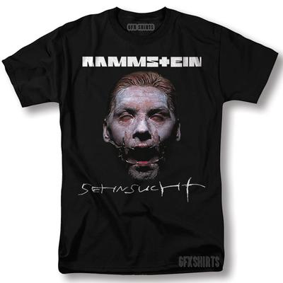 Rammstein Shirt Rock Concert Merch Tour Vntg Graphic Design T-Shirt Unisex T-Shirt