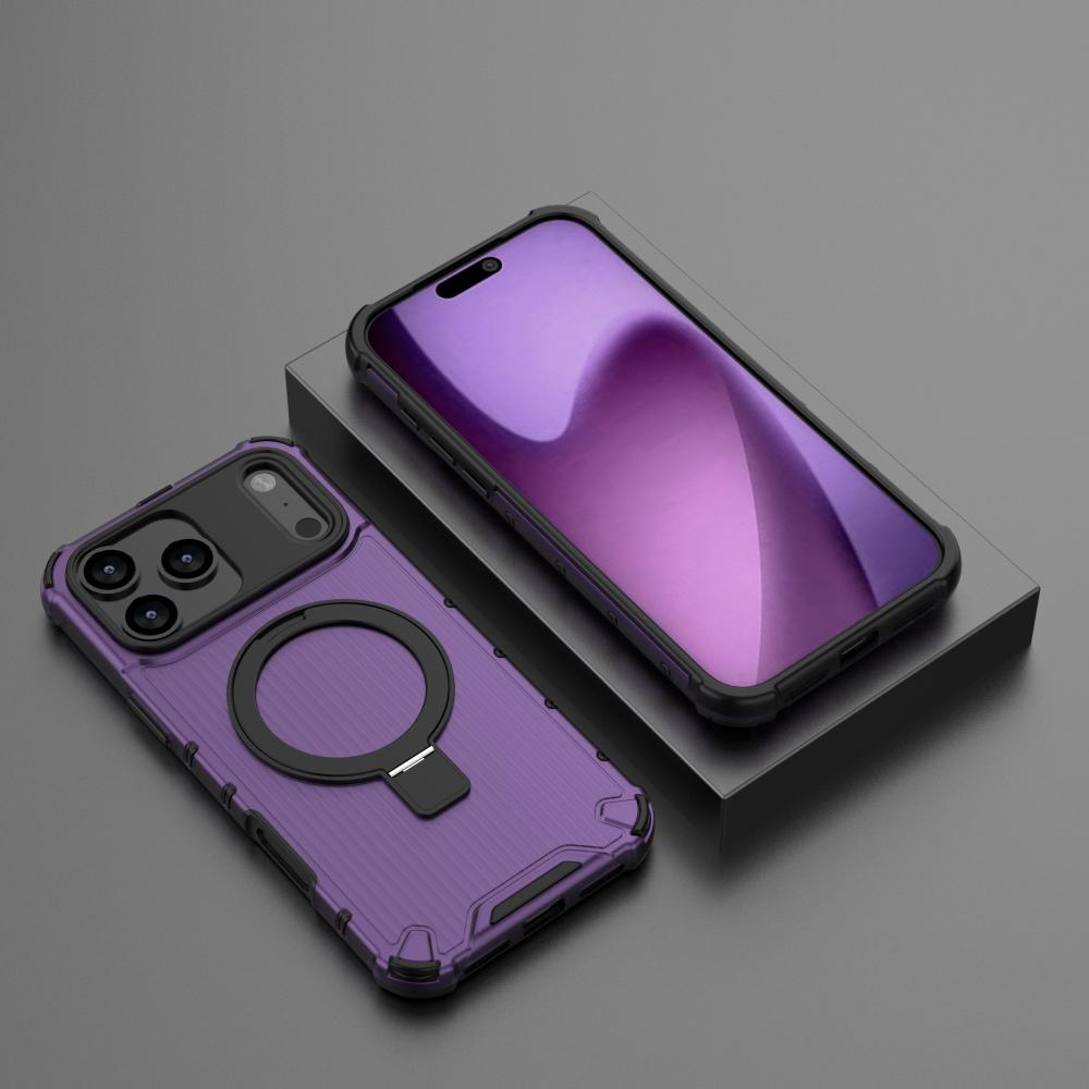 Hybrydowa obudowa z magnesem do iPhone'a 17 Air 16 15 14 Plus 13 12 11 Pro Max, metalowy uchwyt magnetyczny, półprzezroczysty, matowy
