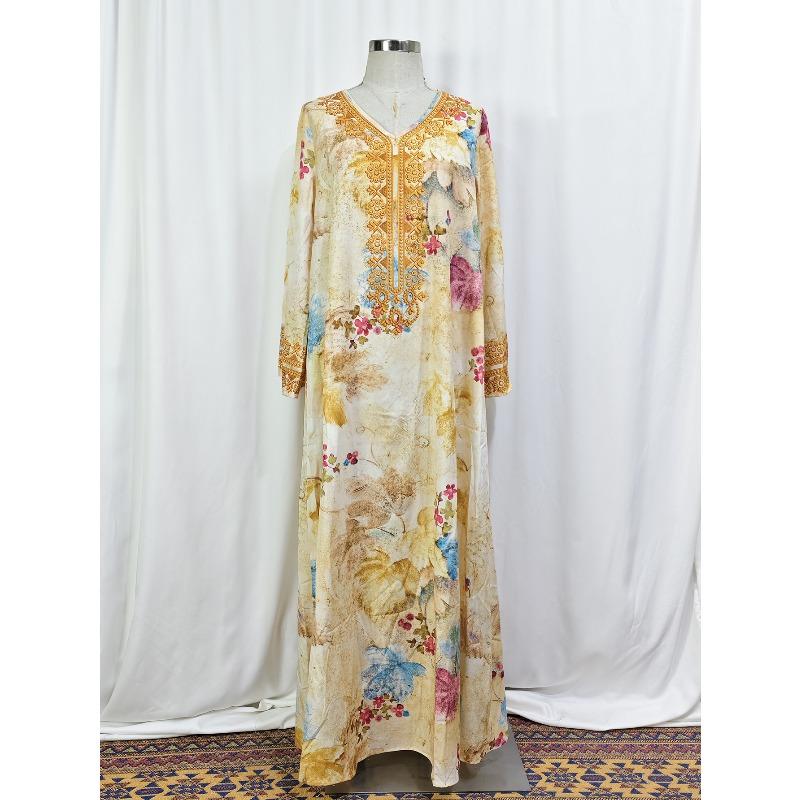 Women s Positioning Printed Long Sleeve Dress XS