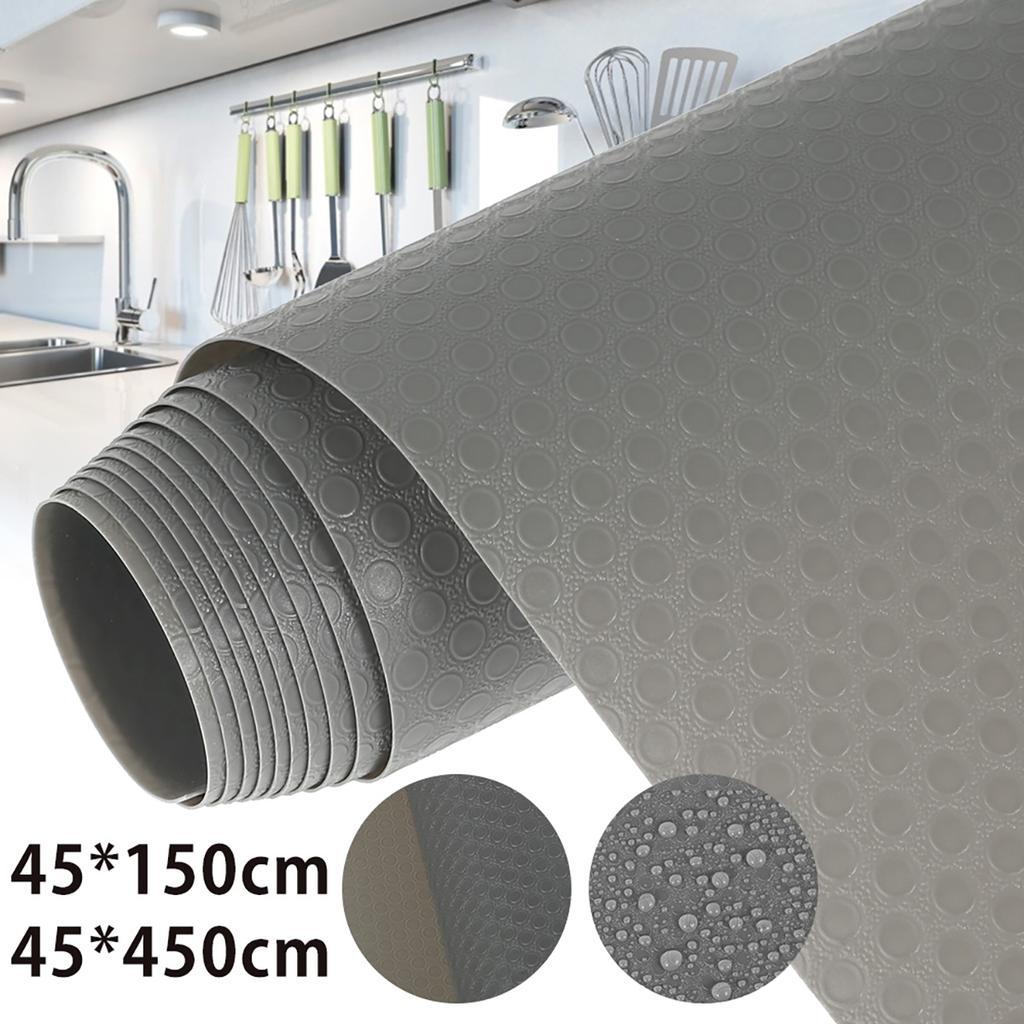 Drawer Liners EVA Anti-slip Kitchen Shelf Liner Drawer Mat Tableware Mat Cabinet Liner for Kitchen Shelves Drawer Table Mat