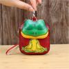 First Layer Cowhide Frog Mini Change Bag Cowhide Card Bag Key Coin Bag Clutch Bag Children'S Handbag