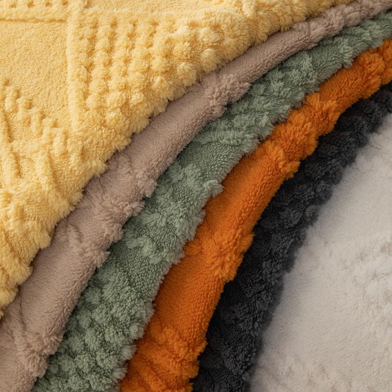 Nordic Jacquard Sofa Cover Shu Velveteen Couch Cover Living Room Sofa Cushion Non-slip Sofa Towel L-shaped Couch Protective Case