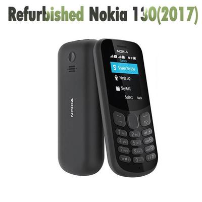 Nokia 130 d'origine reconditionné (2017) GSM 900 / 1800 Téléphone Mobile Débloqué Double SIM Avec 2 SIM