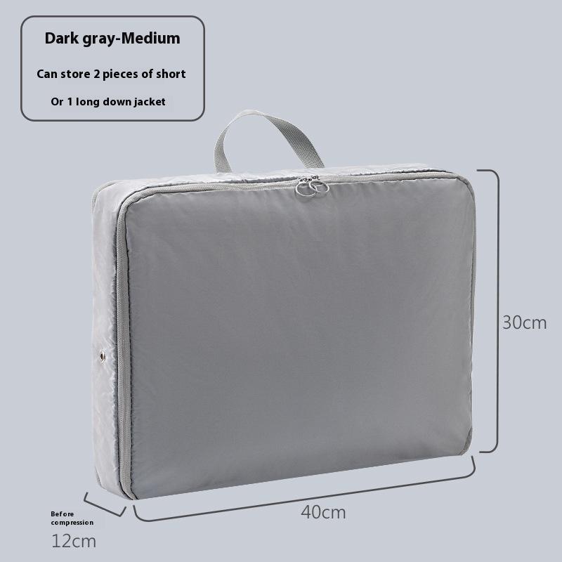 Travel Compression Packing Cubes Storage Bags for Down Jacket Travel Supplies Large Capacity Travle Bag for Down Cotton Quilt