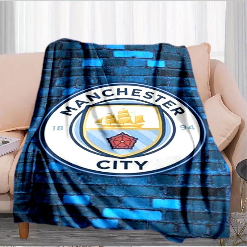 City Football Club Printed Throws Blanket Soft Flannel Blankets for Couch Bed Gifts for Men Women Picnic Blanket Christmas Gifts