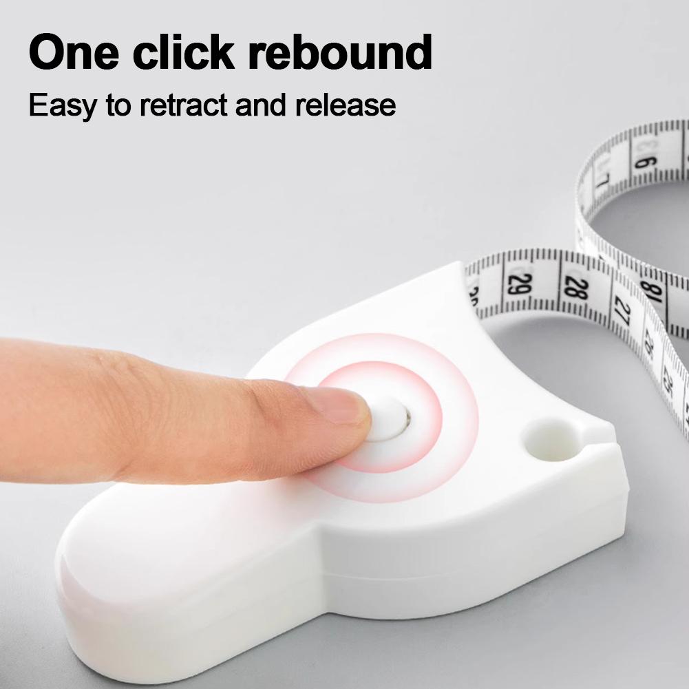 10pcs 150cm Soft Body Measuring Tape Push Button Retract Automatic Telescopic Measuring Tape Tailor Sewing Craft Cloth Tape