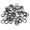60Pcs 15MM Fishing Rod Spacer Ring Silicone Fishing Pole Handle Guides Rings Black