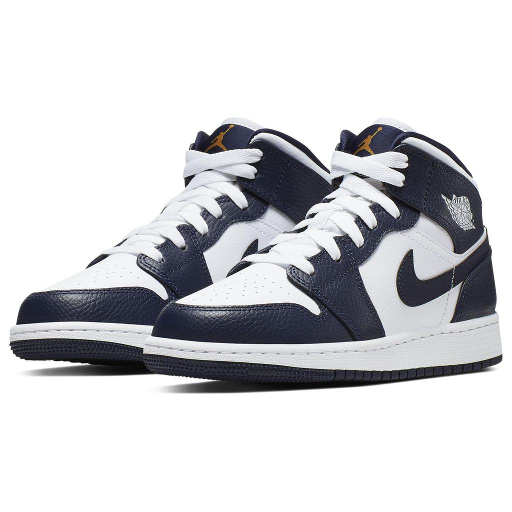 (GS) Air Jordan 1 Mid 'Obsidian' Kids' 554725-174