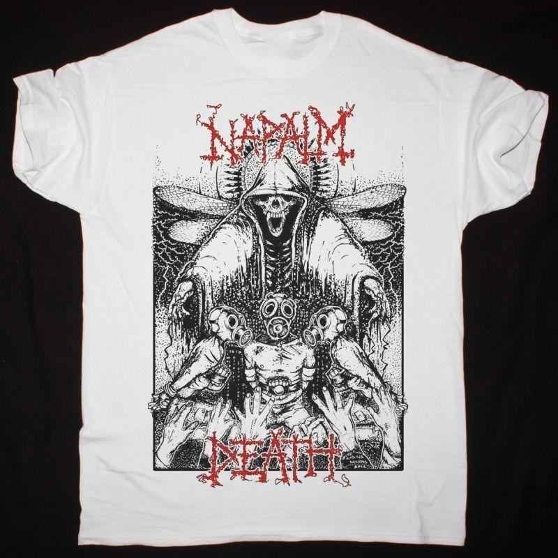 Napalm Death The Complete Radio One Sessions Shirt Unisex White S-5XL E1916 XXL
