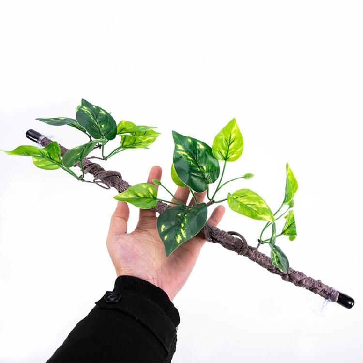 Realistic Vine Decoration for Reptiles Terrariums Natural Cave Habitat Decors Climbing Plant Hammock Hideouts Cave