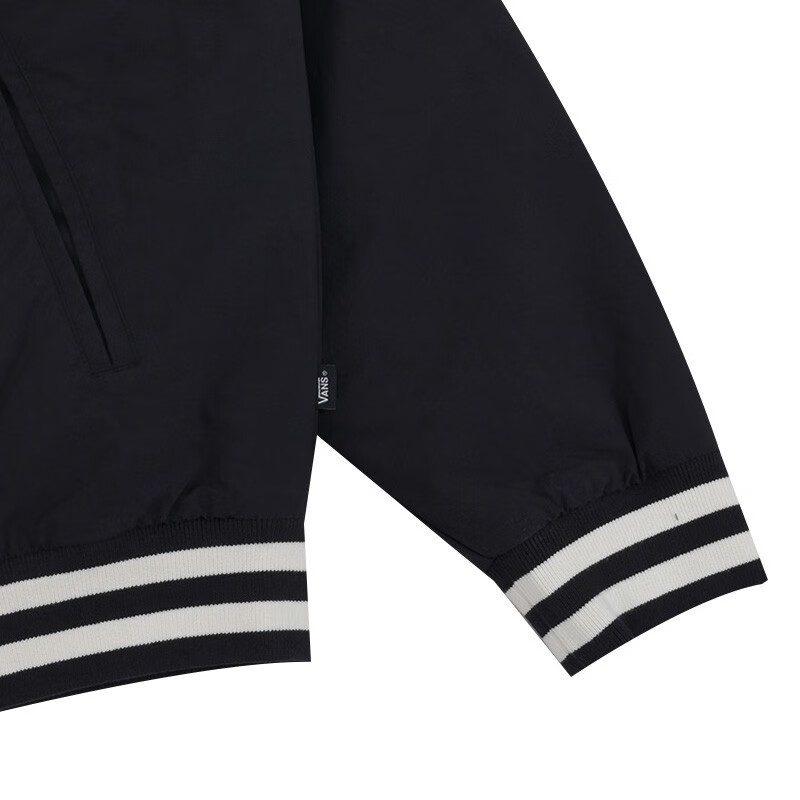 Vans Puffer Jackets Unisex Black Baseball Collar Moderate VN000GZMBLK