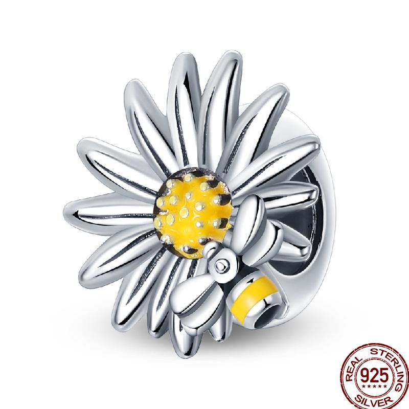 Copper Spring Insect Butterfly Series Gift Beads Suitable For 3Mm Original Bracelet Diy Birthday