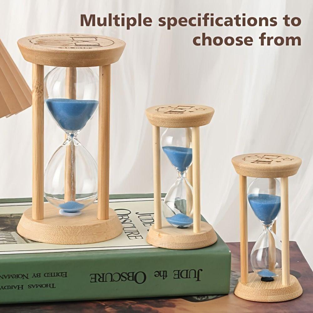 Creative Fluorescent Hourglass 1/10 Minute Decorative Sand Clock Luminous Sand Timer  Office