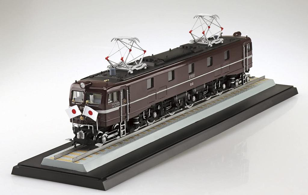 Aoshima Bunka Kyozaisha Electric Locomotive Series JNR DC Electric Locomotive EF58 Royal Engine Plastic Model 1/50 No.4