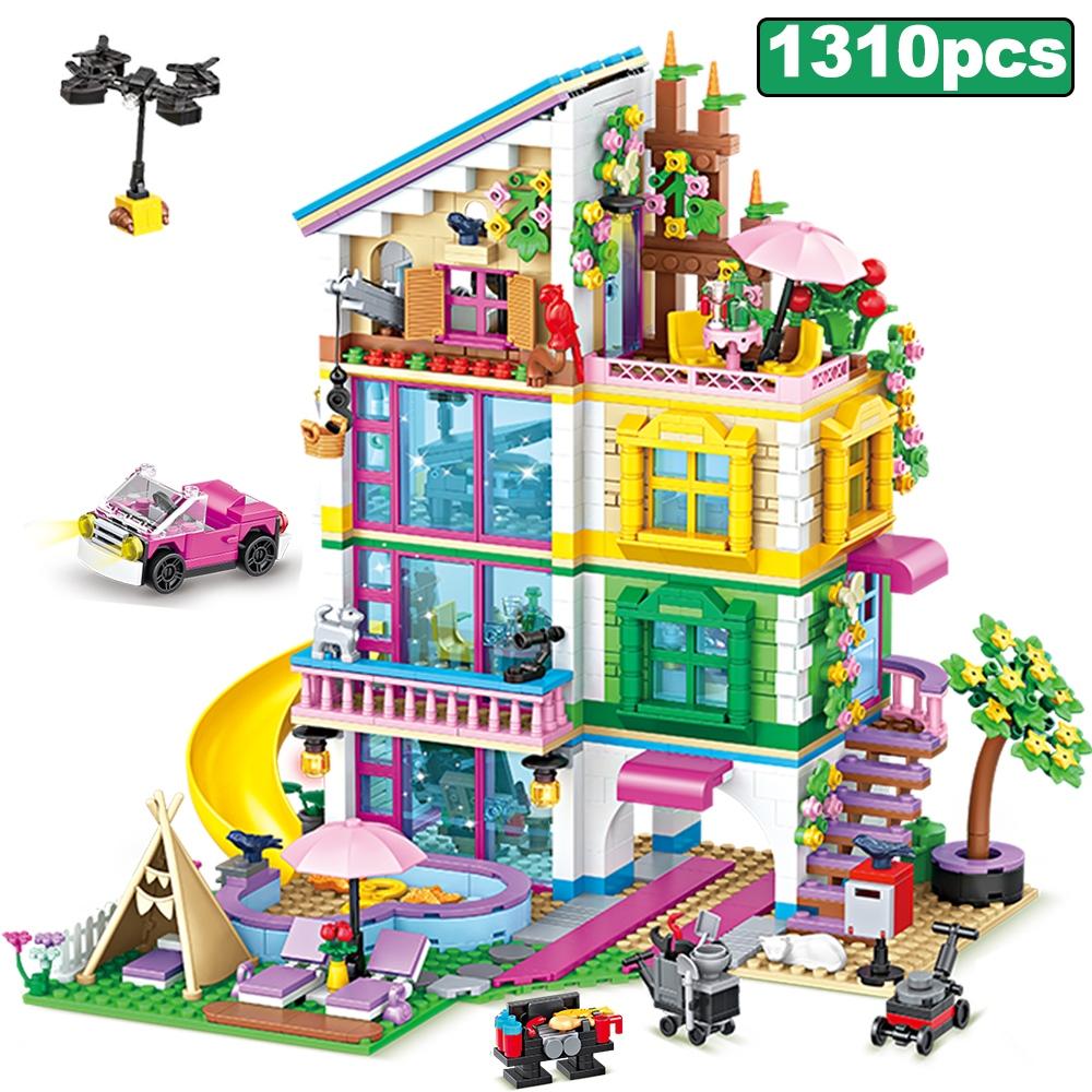 City Friends Girl`s Villa Building Blocks