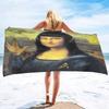 Mona Lisa Serie Meeresurlaub Strandtuch Schwimmbad Badetuch Mikrofaser Sporttuch