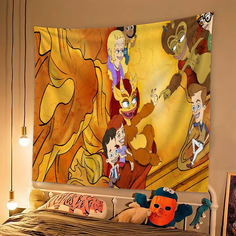 BBig Mouth Cartoon Tapestry Customizable Tapestries Of Various Styleswall Hangings Celebrity Photo Printingwall Hangings