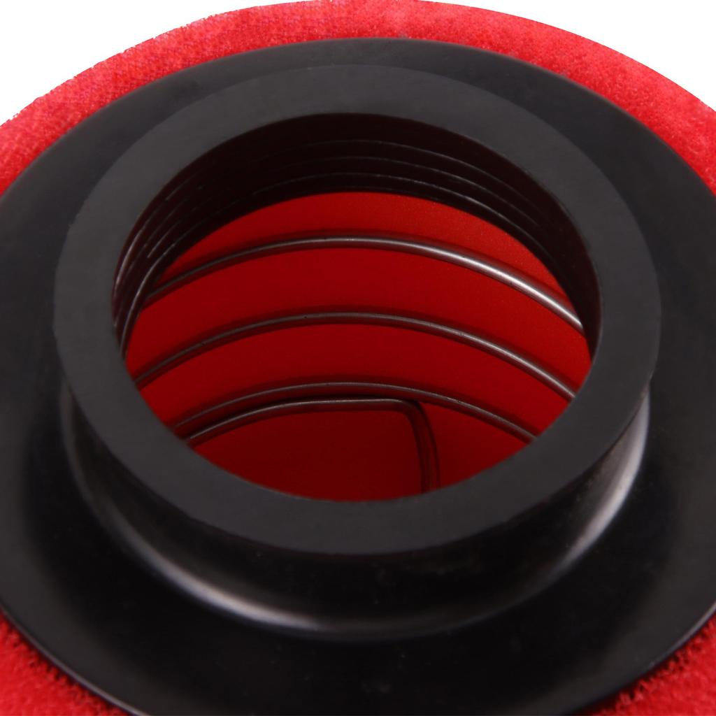 48mm Red Sponge Air Filter for Motorcycle & ATV - Fits Various Models