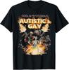 Autistický a gay kostlivec Unisex tričko Kostlivecké tričko S-5XL D1874