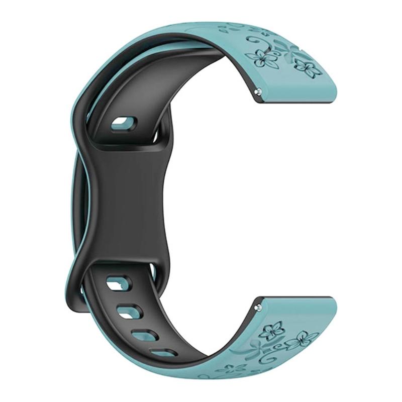 Doppelfarbige atmungsaktive Silikon-Armbänder Schweißfest Tragbare Armbänder Für Uhr 7 Schnellverschluss-Armband Komfort Unisex