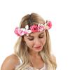 Braut Boho große Blume Stirnband Girlande Festival Hochzeit Krone Reben Haarband