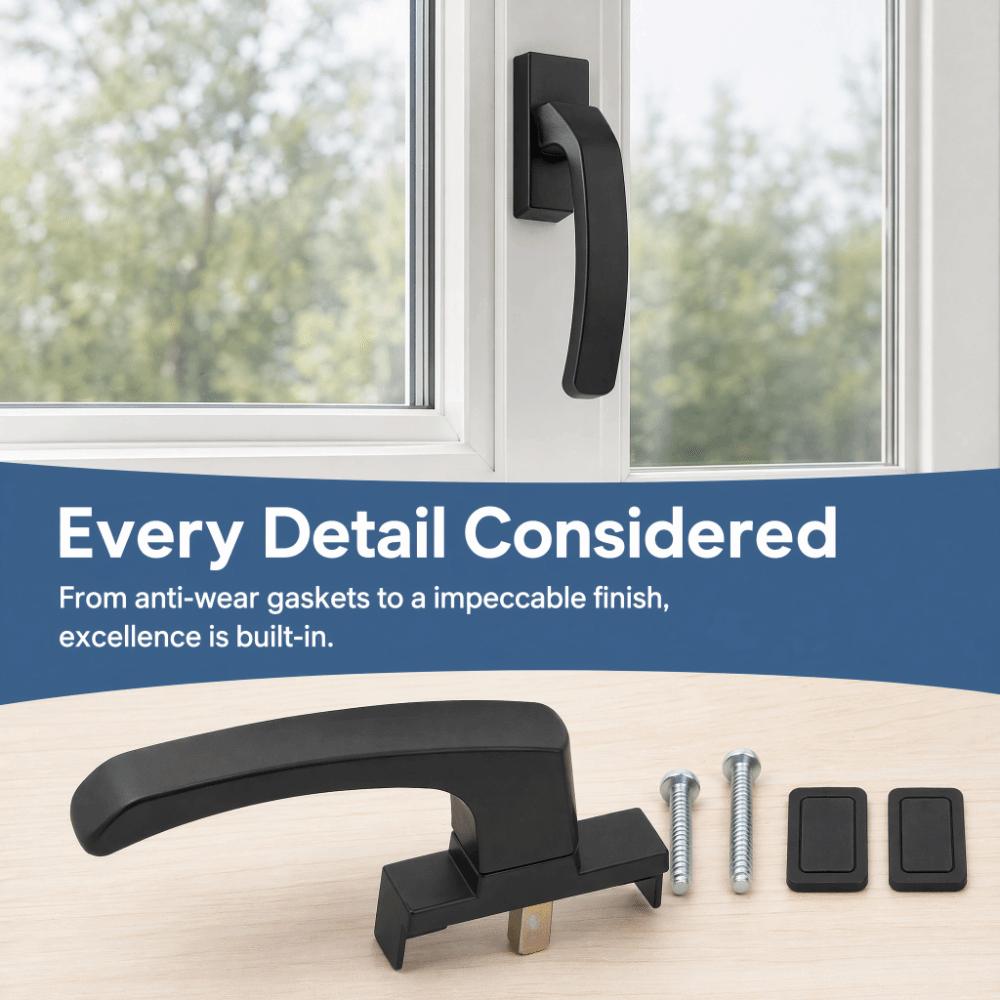 Locking Handle Window Locking Handle 7-Figure Shape Window Hardware Fittings  Push Pull Window