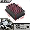 FOR BMW C650GT 2012-2020  C600 Sport 2012-2018  Motorcycle High Flow Air Filter Intake Cleaner C650 GT C600Sport