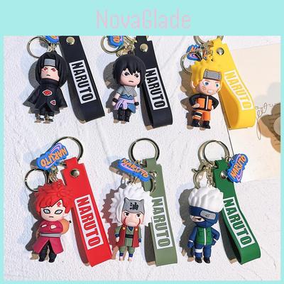 Cute Pvc Naruto Keychain Soft Rubber Figure Halloween Party Gift For Friends