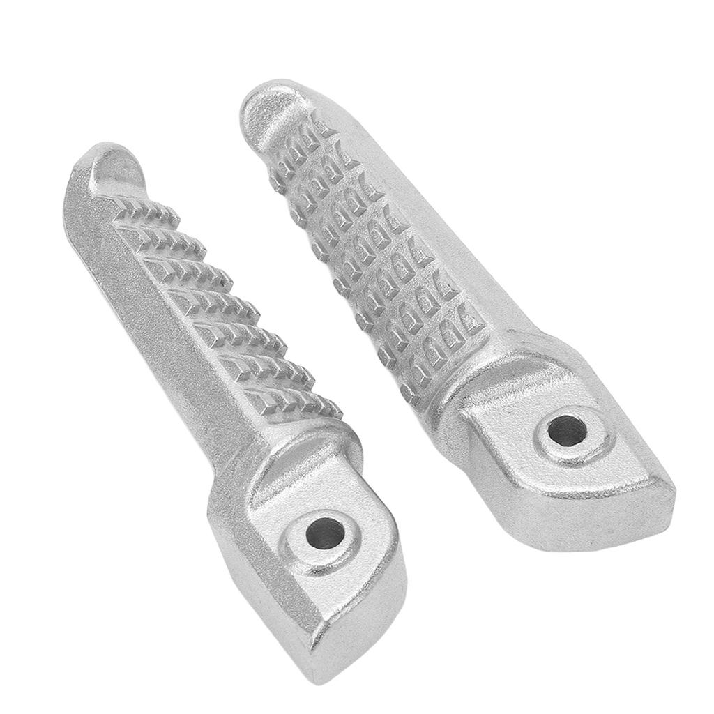2pcs Front Footrest Metal Motorcycle Foot Pedal Replacement for Ninja ZX10R Z1000 ZX636 Z1000SX GTR1400