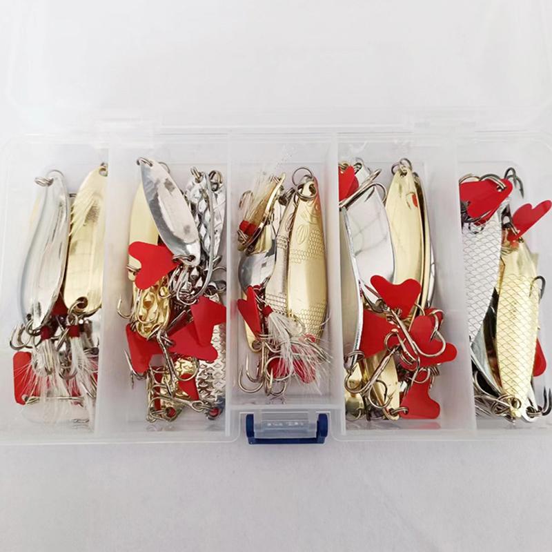 Mixed Fishing Lure Set Minnow Spoon Lure Soft Lure Fishing Accessory In Box Artificial Bait For Bass Pike Crank Dropshipping