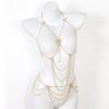 Chic Rhinestone Multi-layer Bikini Body Chain for Women