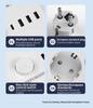 Central Asia & European Standard Two-Round Pin Plug Socket Outlet for Russian, Ukrainian, Indonesian, Korean Markets