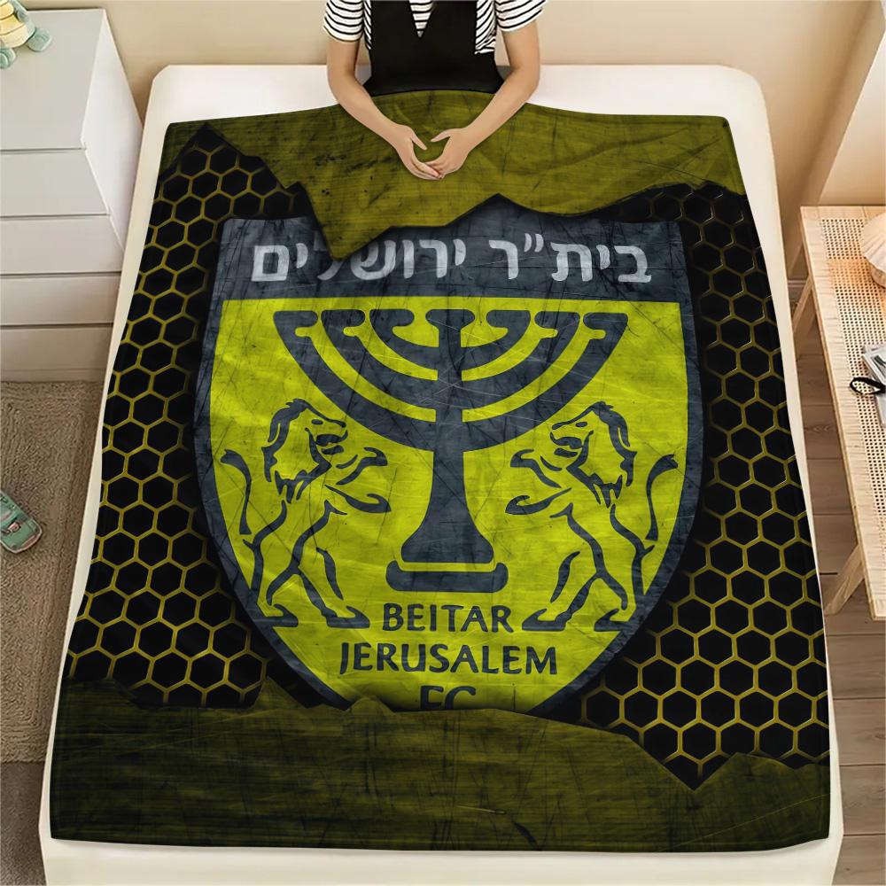 Beitar Jerusalem Flannel Blanket, High quality Comfortable for All Seasons, Home Decor, Warmth and Comfort