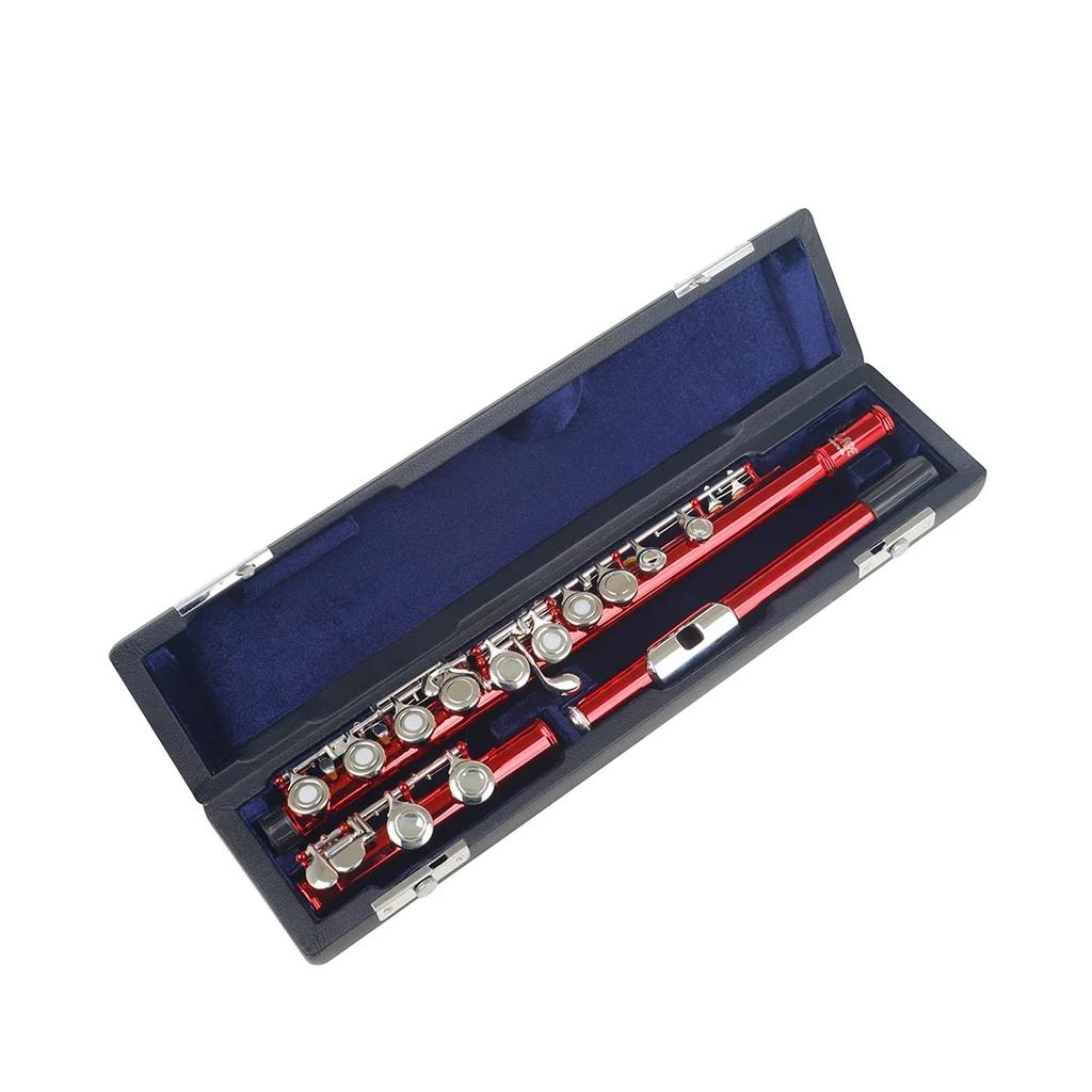 IRIN Flute Case Portable 16 17 Holes Flute Oxford Storage Bag with Leather Case Professional Woodwind Instrument Durable Parts