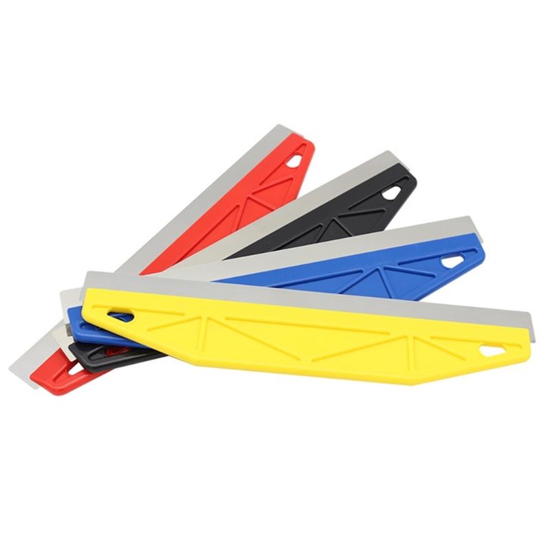 

4PS Wall Scrapers 12inch Paint Repairing with Comfort Grip Handle, Stainless Steel Painting and Wallpapering Aid 1