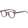 Retro Tortoiseshell Round Glasses: Unisex Myopia-Friendly, Anti-Blue Light Frames.
