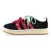 adidas Originals CAMPUS 00er Jahre Rutschfest Abriebfest Niedrig geschnitten Skateboard-Schuhe Unisex Schwarz HQ8708(Team76-)