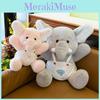 Cute Elephant Plush Toy For Kids Bedroom Decor With Soft Pp Cotton Filling For Snuggling