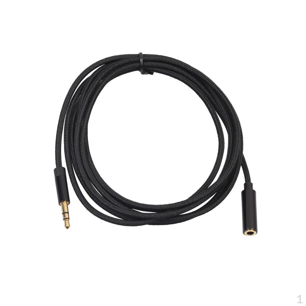 3.5mm Male To Female Headphone/ AUX Audio Cable Extension Stereo