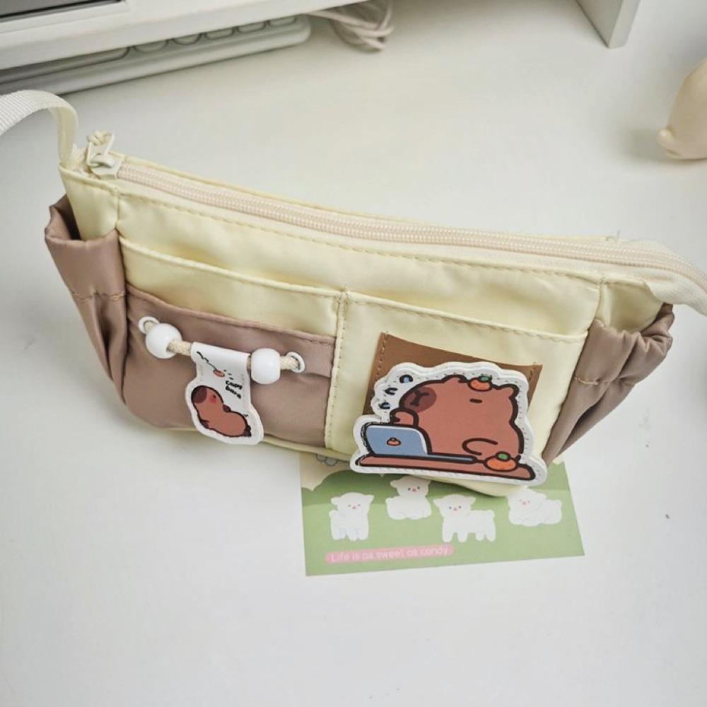 

Пенал большой вместимости Девять слоев Сумка для канцелярских товаров Новый органайзер для канцелярских товаров Снова в школу 02