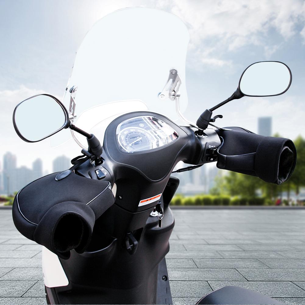 Motorcycle Handlebar Gloves Waterproof Winter Protective Gloves Motorcycle Handlebar Sleeves for Bicycle MTB Motorcycle Scooter